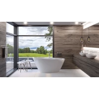 Ванна из литьевого мрамора Whitecross Spinel C 0211.150070.100 150x70 см, отдельностоящая, белый глянец