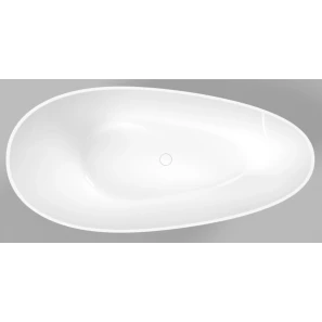 Изображение товара ванна из литьевого мрамора 150x70 см whitecross spinel c 0211.150070.100