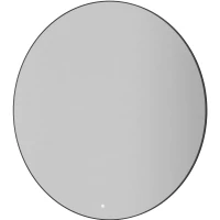 Зеркало Armadi Art 545-120-GM 120x120 см, с LED-подсветкой, сенсорным выключателем, диммером, антизапотеванием, графит матовый