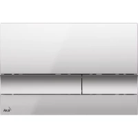 Кнопка смыва AlcaPlast M1722 для инсталляции, матовый хром