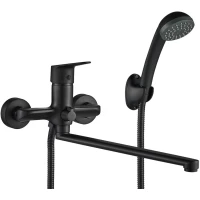 Смеситель для ванны WesnaArt Nova NOV03-320Black