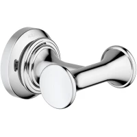 Крючок Aquatek Классик AQ4502CR двойной, для ванны, хром