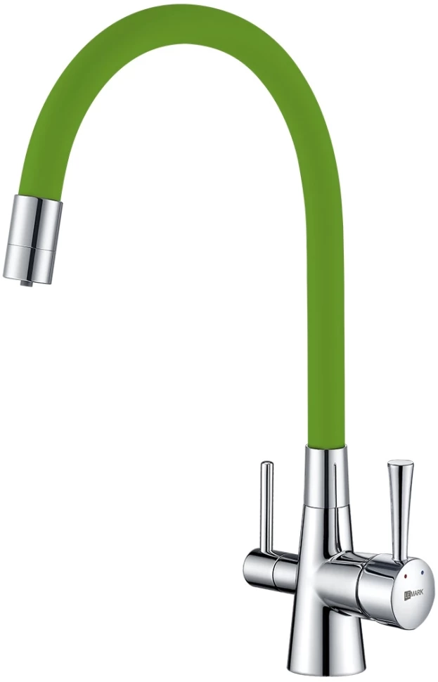 Смеситель для кухни с подключением к фильтру Lemark Comfort LM3075C-Green смеситель для кухни с подключением к фильтру lemark comfort lm3075g white