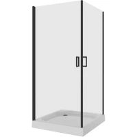 Душевой уголок 89,5x89,5x190 см Niagara NG-6803-08BLACK прозрачное