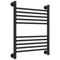 Полотенцесушитель водяной 600x500 перемычка выгнутая черный матовый Сунержа Богема+ 31-0221-6050