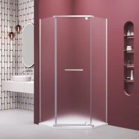 Душевой уголок RGW PA-82 Passage 41088288-21 79x79 см, профиль хром, стекло матовое