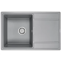 Кухонная мойка Paulmark Flugen серый металлик PM217850-GRM