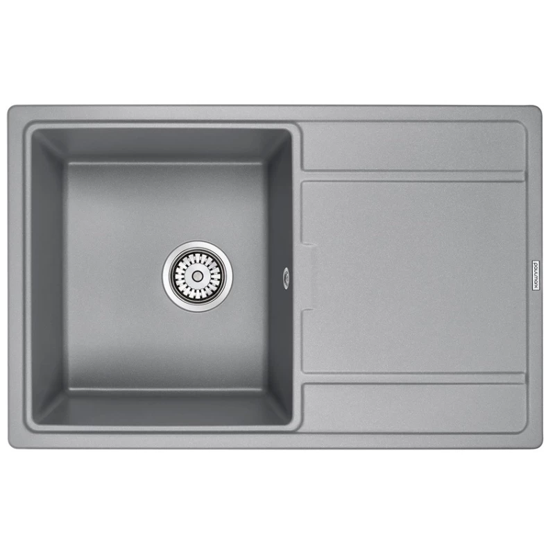Кухонная мойка Paulmark Flugen серый металлик PM217850-GRM
