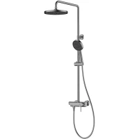 Душевая система Vincea TG VSFS-5TG1GM 250 мм, со смесителем, вороненая сталь