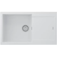 Кухонная мойка Paulmark Acrystone Extensio White PM988650-WH 86x50 см, белый