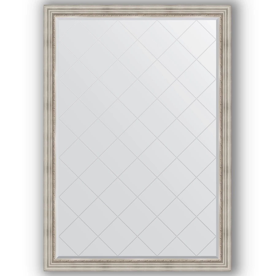 Зеркало 131x186 см римское серебро Evoform Exclusive-G BY 4491 зеркало 66x89 см римское серебро evoform exclusive g by 4104