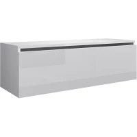 Тумба Armadi Art Flat 897-120-W 120 см, подвесная, белый глянец