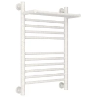 Полотенцесушитель водяной 600x400 античное белое золото Сунержа Богема с полкой+ 10-0223-6040