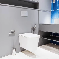 Унитаз подвесной Veconi Ruga VRU-52T безободковый, торнадо, с сиденьем микролифт, белый