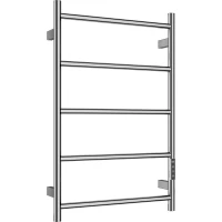 Полотенцесушитель электрический AQUAme AQM3125CR 738x475, диммер правый, хром