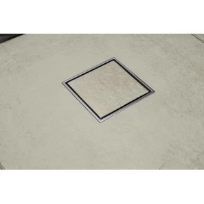 Изображение товара душевой трап 144x144/50 мм 2 в 1 с основой под плитку pestan confluo standard plate 3 13702558