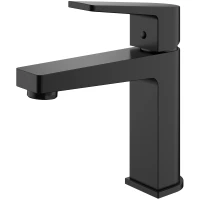 Смеситель для раковины Splenka S02.10.06 черный матовый