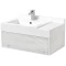 Комплект мебели белый глянец/ольха наварра 80 см Акватон Сакура 1A236401SKW80 + 1A71993KSK010 + 1A236502SKW80 - 3