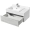 Комплект мебели белый глянец/ольха наварра 80 см Акватон Сакура 1A236401SKW80 + 1A71993KSK010 + 1A236502SKW80 - 4