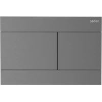 Кнопка смыва Abber AC0127NG для инсталляции, оружейная сталь матовый