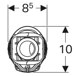 Изображение товара сливной клапан, тип 240 geberit 136.912.21.2