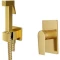 Гигиенический душ WasserKRAFT Aisch A55094 со смесителем, золотой матовый - 1