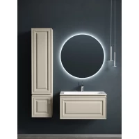 Комплект мебели бежевый матовый 81 см Sancos Very VR80CE + CN7012 + SF800