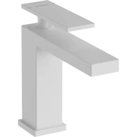 Смеситель для раковины Hansgrohe Tecturis E 73010700 с донным клапаном, белый матовый