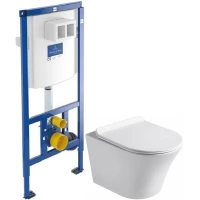 Комплект подвесной унитаз MEER MR-2104 + система инсталляции Villeroy & Boch 92246100