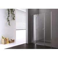 Душевая дверь распашная Cezares Elena 130 см текстурное стекло ELENA-W-B-13-30+60/40-P-Cr-L