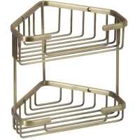 Полка угловая 18,5x18,5 см Veragio Baskets Bronzo VR.GFT-9053.BR