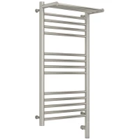 Полотенцесушитель электрический 800x400 сатин МЭМ правый Сунержа Богема с полкой 3.0 071-5807-8040