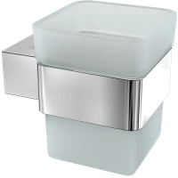 Стакан для зубных щеток Lemark Smooth Line 9731013 настенный, хром