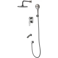 Душевой комплект 226 мм Lemark Bronx LM3722GM