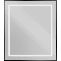 Зеркало BelBagno Kraft SPC-KRAFT-700-800-SENS-NERO 70x80 см, с LED-подсветкой, сенсорным выключателем, черный