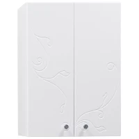 Шкаф двустворчатый подвесной 61x81,8 см белый глянец Акватон Домус 1A153003LL010