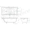 Ванна чугунная Delice Haiti Luxe DLR230638R-AS 170x80 см, с отверстиями под ручки, антискользящим покрытием, белый - 2