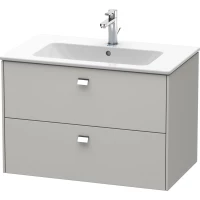 Тумба бетонно-серый матовый 82 см Duravit Brioso BR410201007