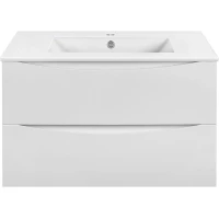 Тумба под раковину Vincea Mia VMC-2MC750GW 75,1 см, подвесная, белый глянец