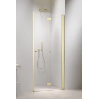 Душевая дверь Radaway Nes Brushed Light Gold DWB 90 Right 10029090-98-01R 90 см R, профиль светлое золото матовый, стекло прозрачное