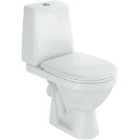 Унитаз-компакт Rosa Браво 4640021067222 с сиденьем, белый