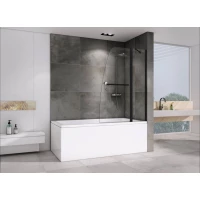 Шторка для ванны 100 см Abber Ewiges Wasser AG50100B прозрачное