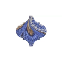 Декор Kerama Marazzi Арабески Венеция синий матовый 6,5x6,5 VT/A624/65000 