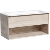 Тумба под раковину Sancos Marmi 1.0 MR1.0100EG 99,5 см, подвесная, дуб галифакс