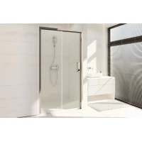 Душевая дверь Royal Bath Accord RB155HS-T-CH 155 см, профиль хром, стекло прозрачное