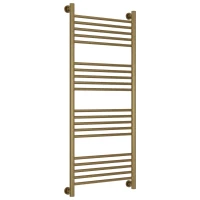 Полотенцесушитель водяной 1200x500 перемычка выгнутая состаренная бронза Сунержа Богема+ 05-0221-1250