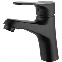 Смеситель для раковины Wonzon & Woghand WW-A40212-MB черный матовый