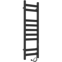 Полотенцесушитель электрический Laris Флавиа ЧКЧ П9 73207659 790x245, диммер правый, черный матовый