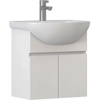 Тумба под раковину Vigo Wing tp.WIN.BAL.50.2D белый 46 см, подвесная, белый