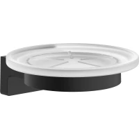 Мыльница Hansgrohe AddStoris S 41766670 настенная, черный матовый